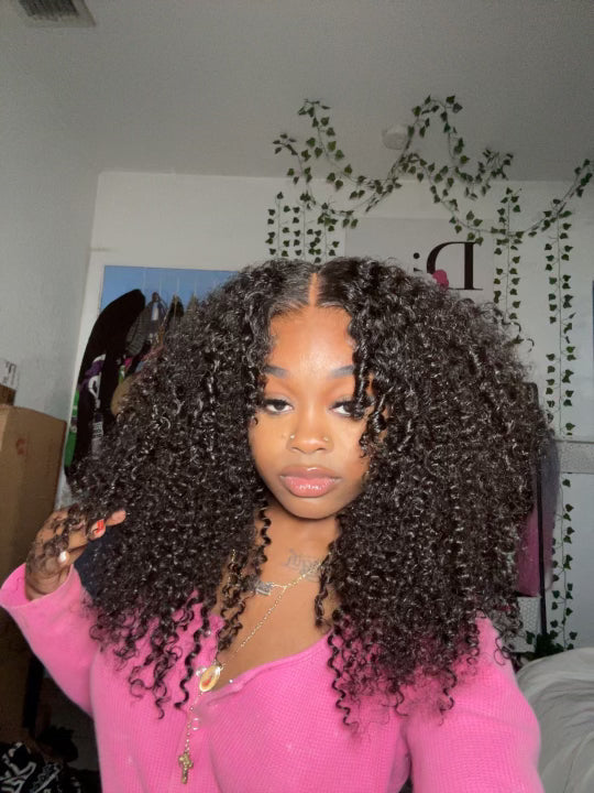 5x6 Glueless Closure Kinky Curly Wig