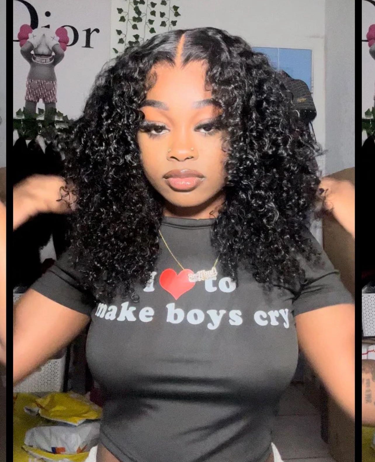 5x5 Kinky Curly Glueless Closure