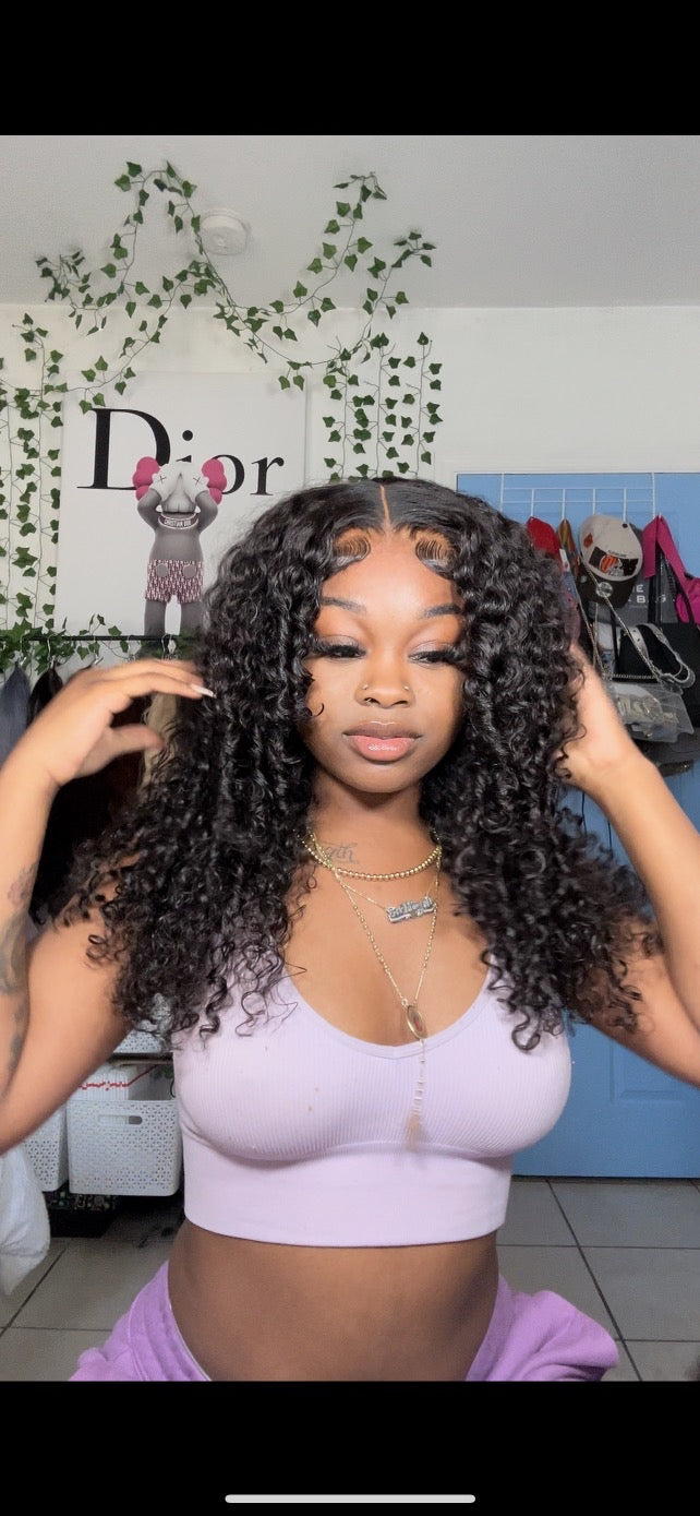 4x4 Closure Jerry Curly 26inch Wig