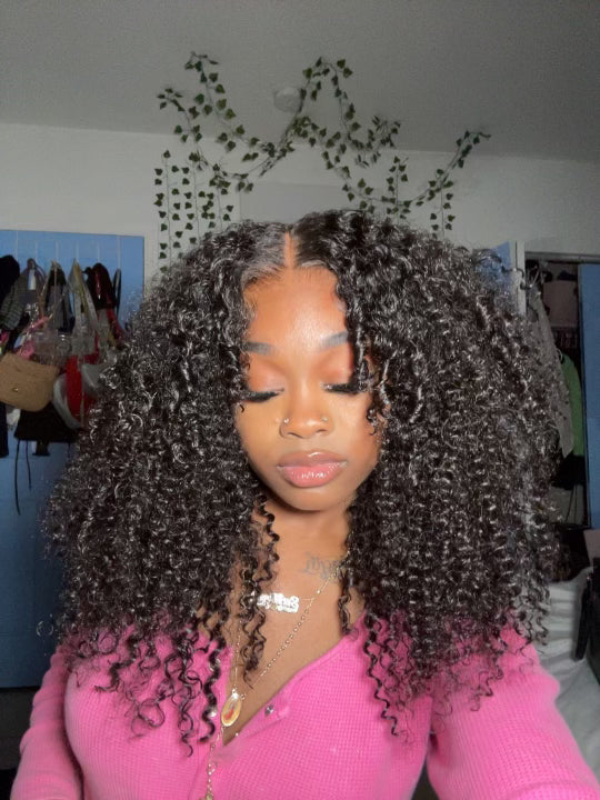 5x6 Glueless Closure Kinky Curly Wig