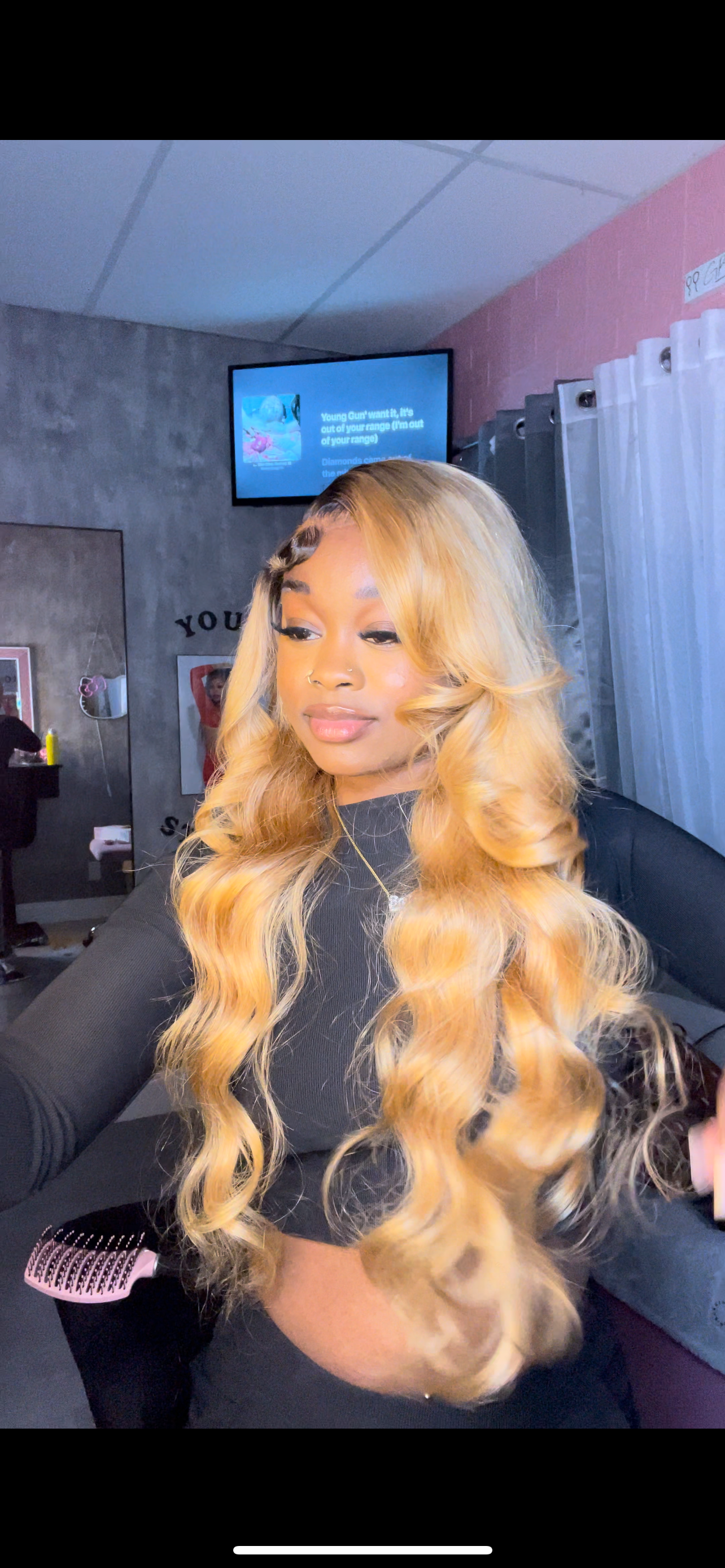 5x6 Glueless Closure Ombré Wig