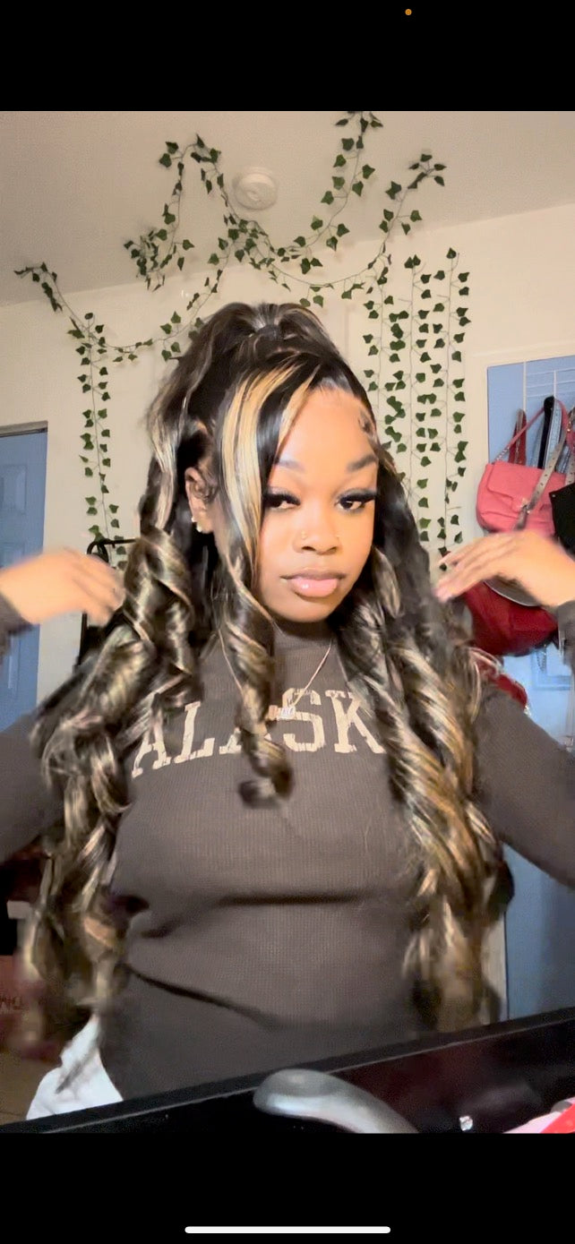 13x4 Highlight BodyWave Wig