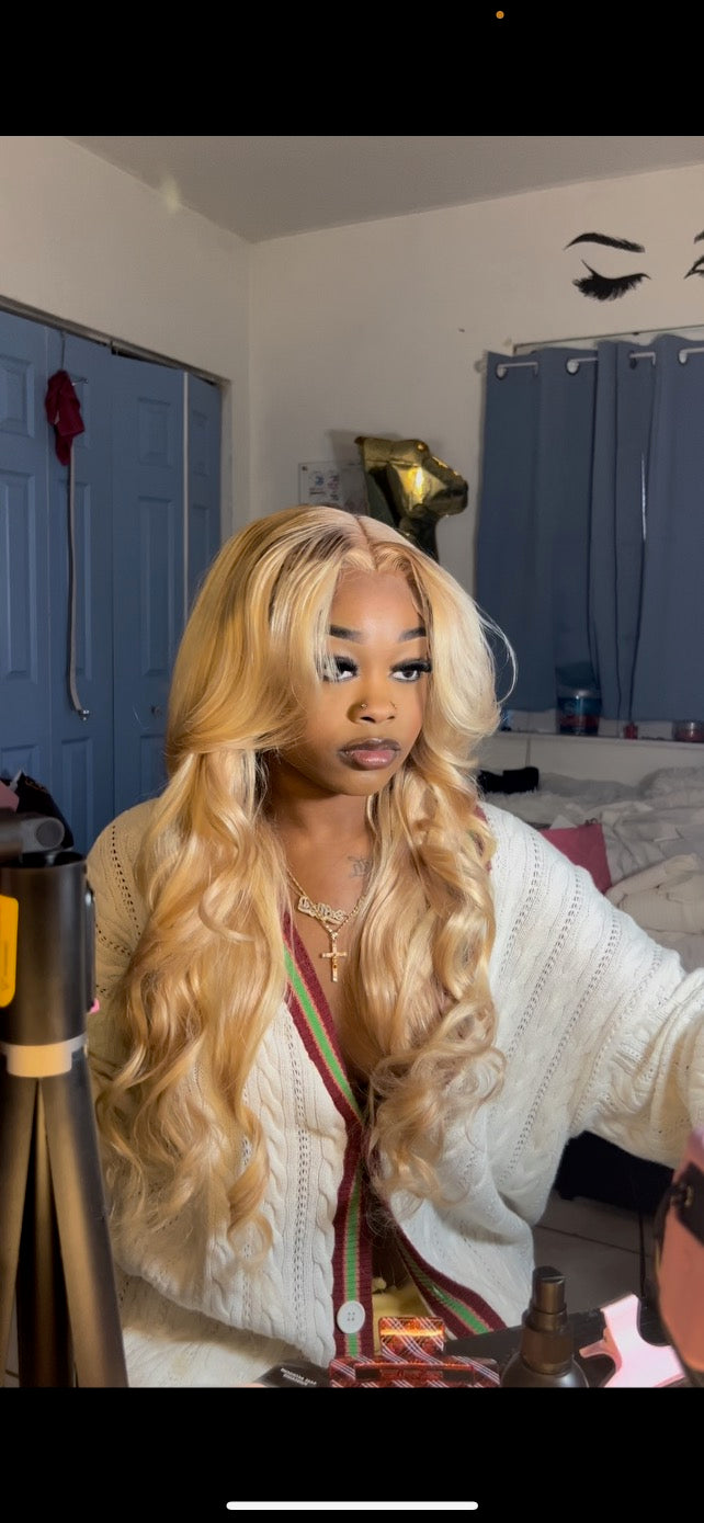 13x4 Ash Blonde Wig