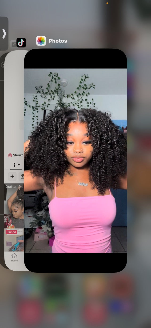 5x6 HD Kinky Curly Glueless Wig