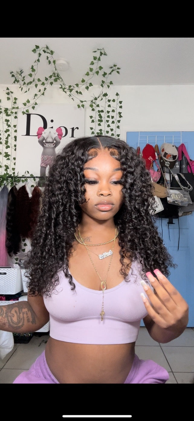 4x4 Closure Jerry Curly 26inch Wig