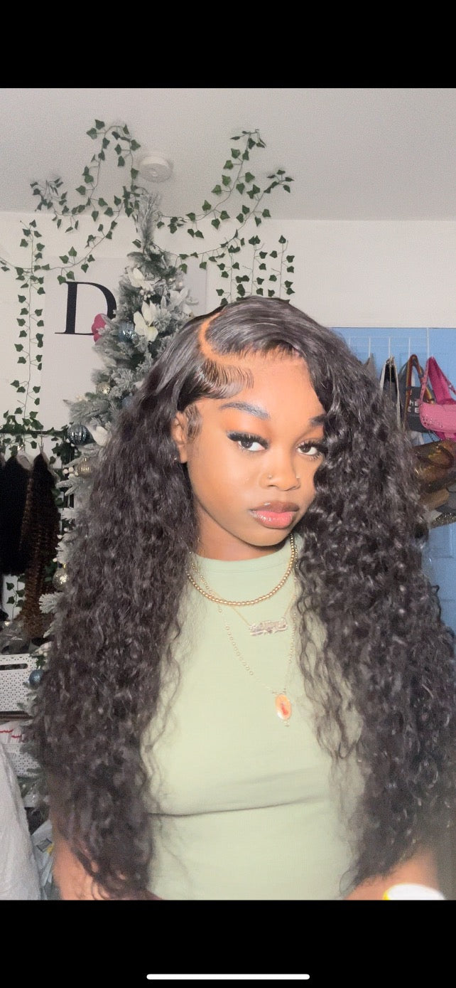 7x5 Glueless Closure WaterWave Wig