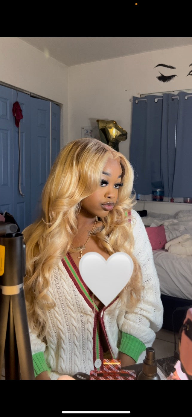 13x4 Ash Blonde Wig