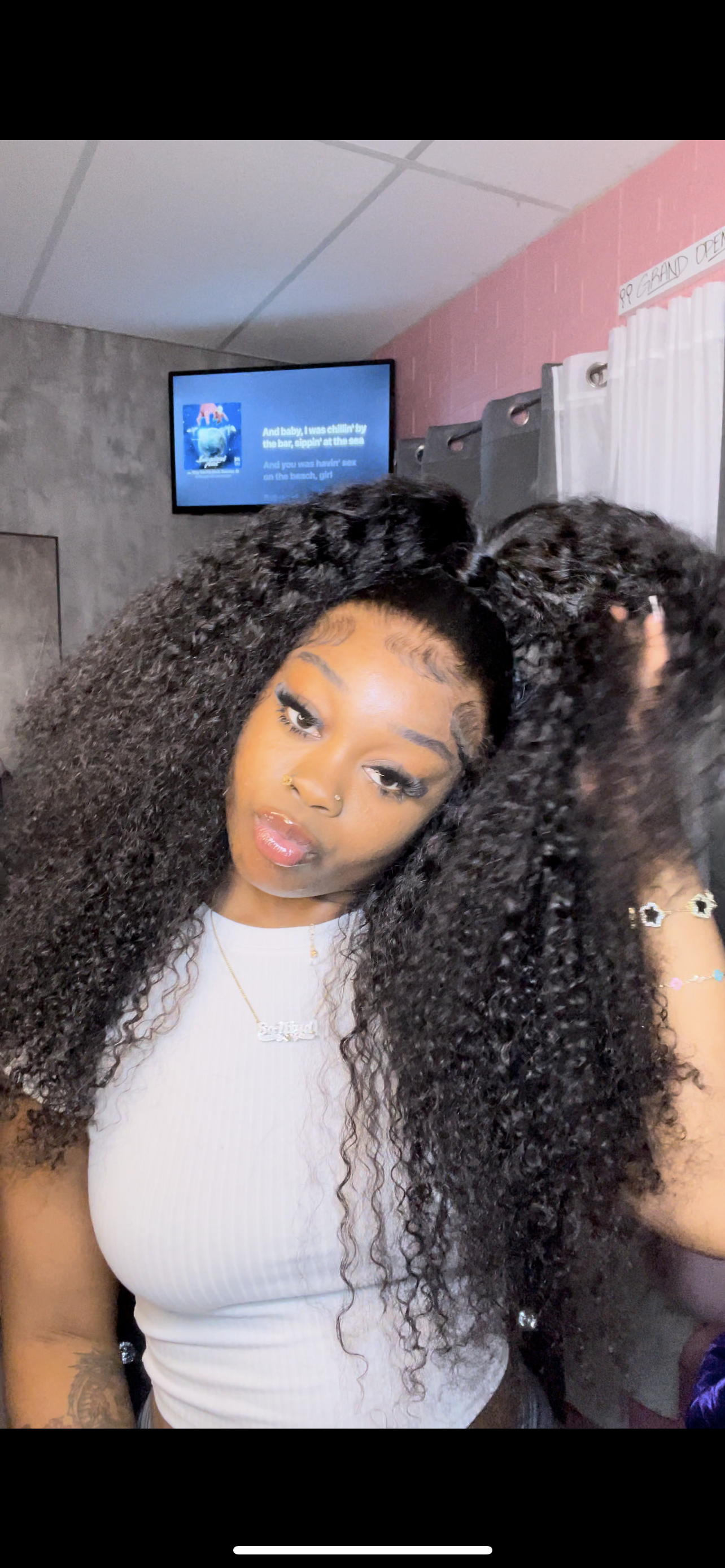 7x5 Glueless Kinky Curly Wig