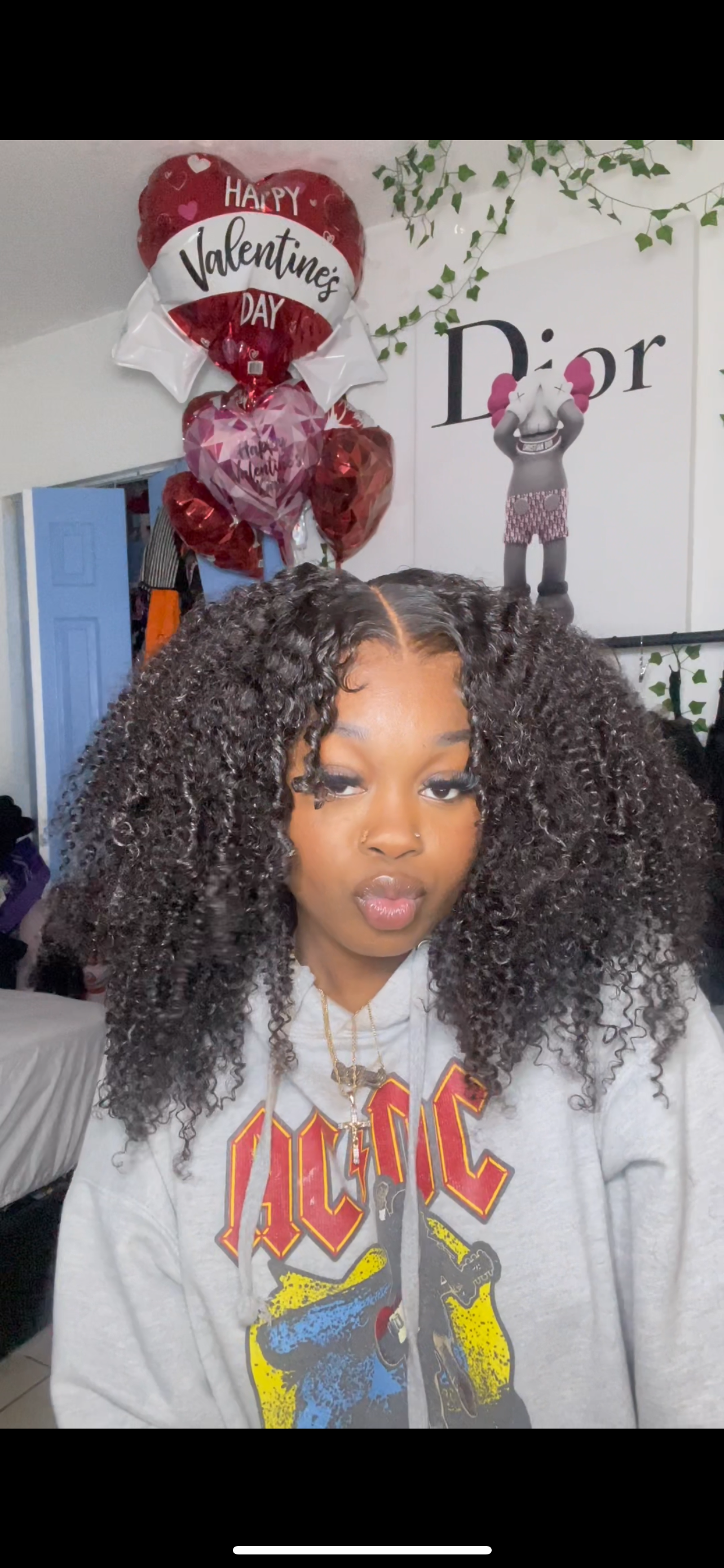 7x5 Glueless Kinky Curly Wig