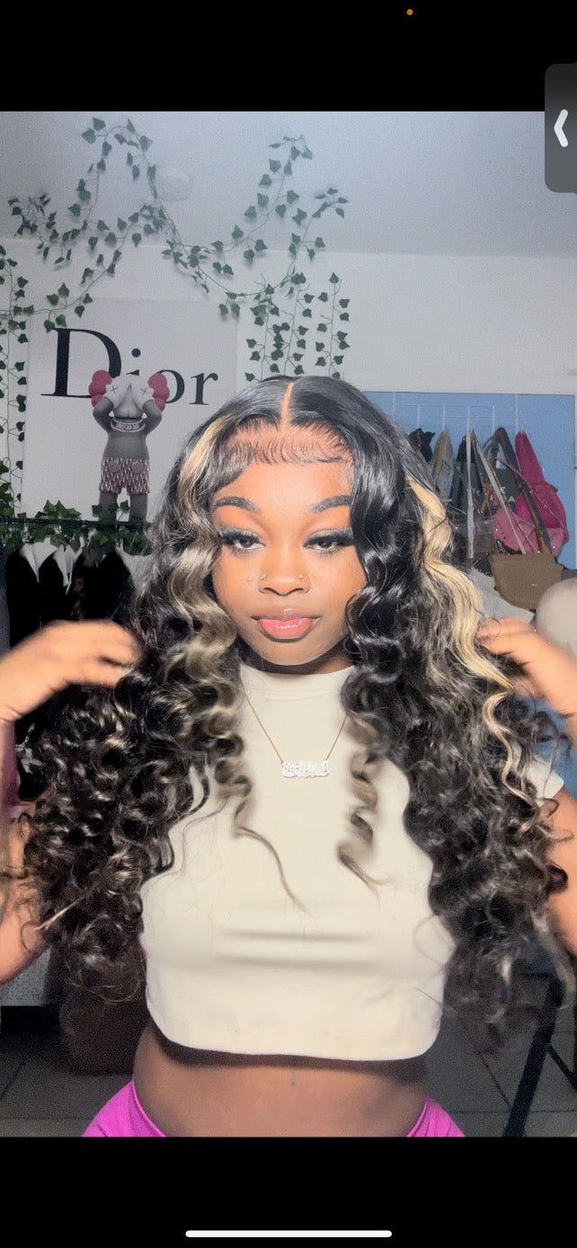7x5 BodyWave Highlight Glueless Closure