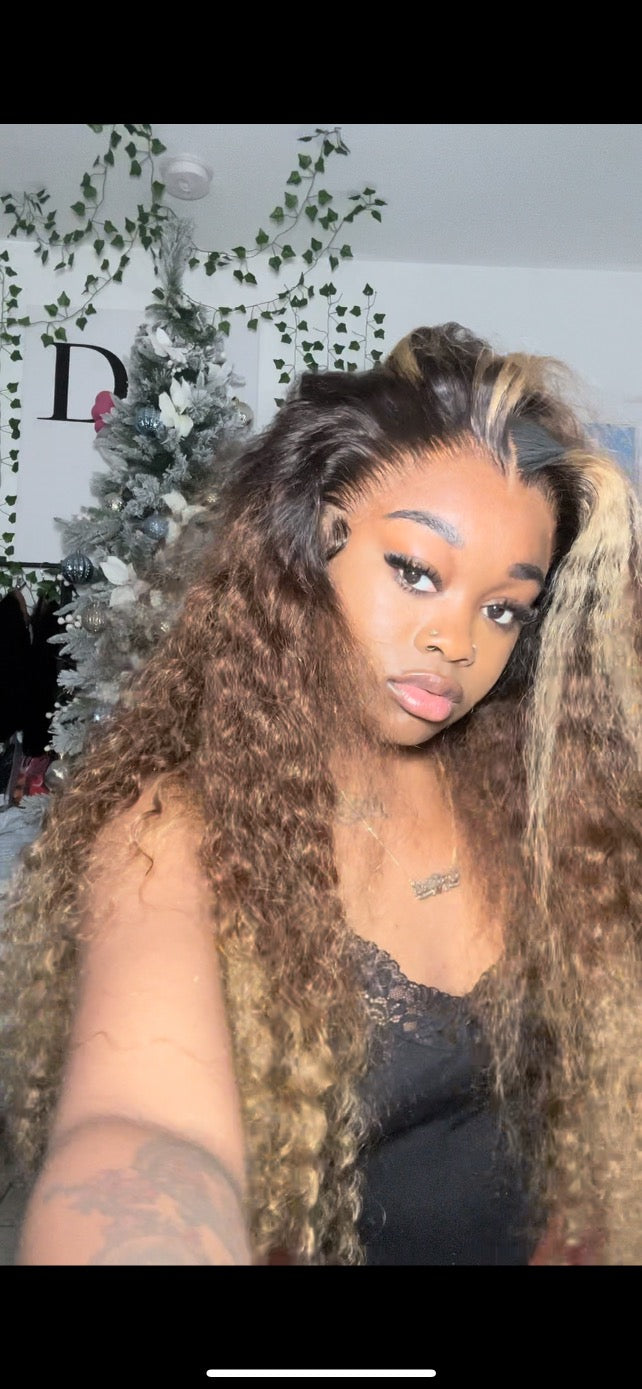 13x4 Ombré Curly Wig 30inch
