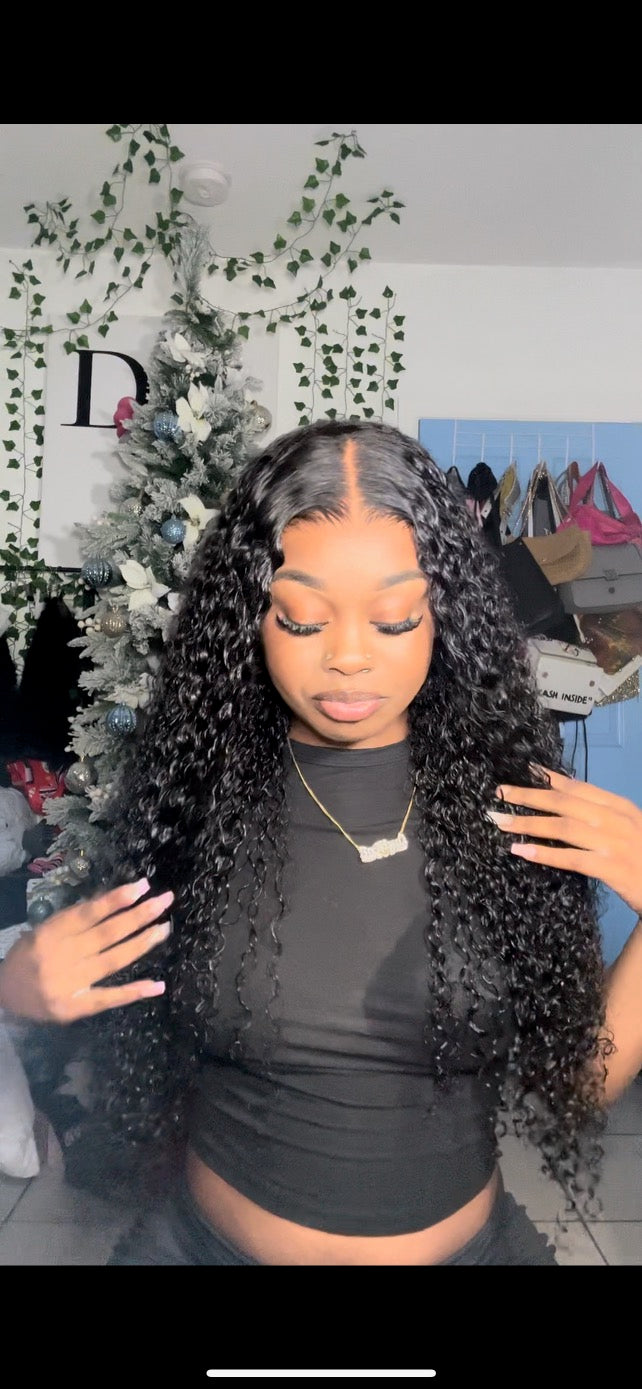 6x6 Curly Glueless Closure 26inch