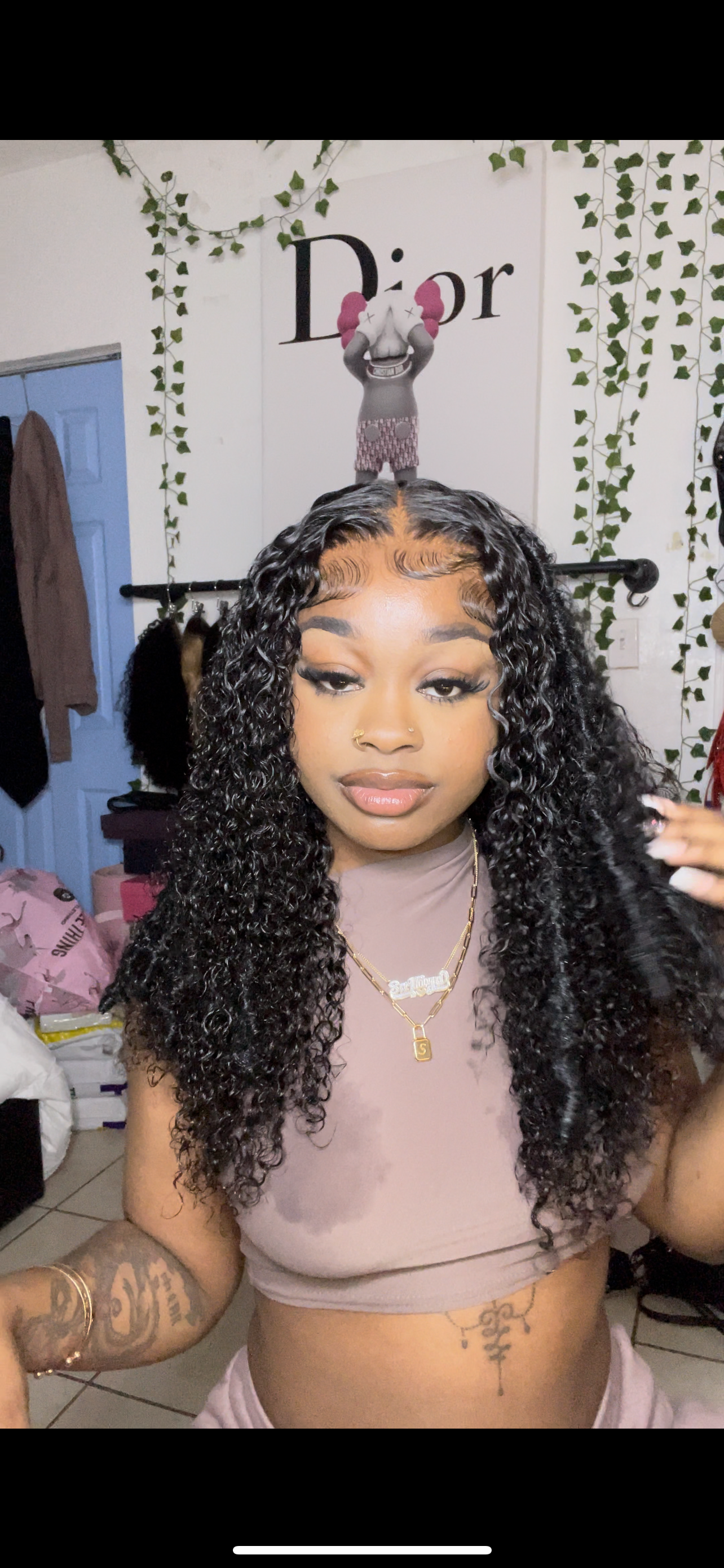 6x4 Kinky Curly Glueless Closure