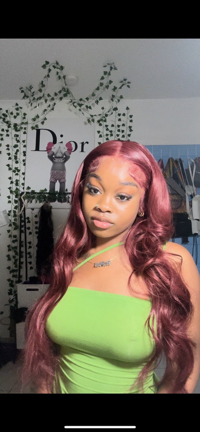 13x4 Reddish BodyWave Wig