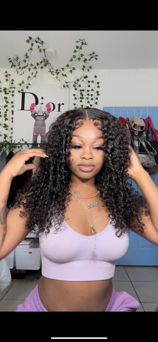 4x4 Closure Jerry Curly 26inch Wig