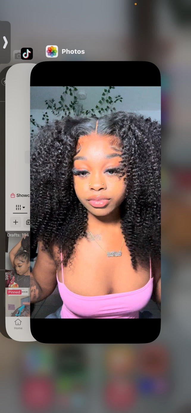 5x6 HD Kinky Curly Glueless Wig