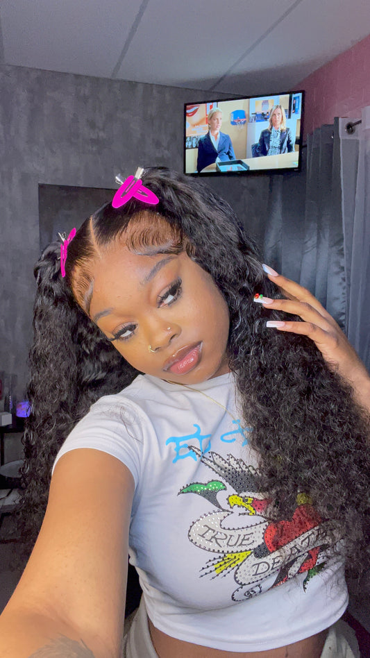 13x4 DeepWave Curly Wig
