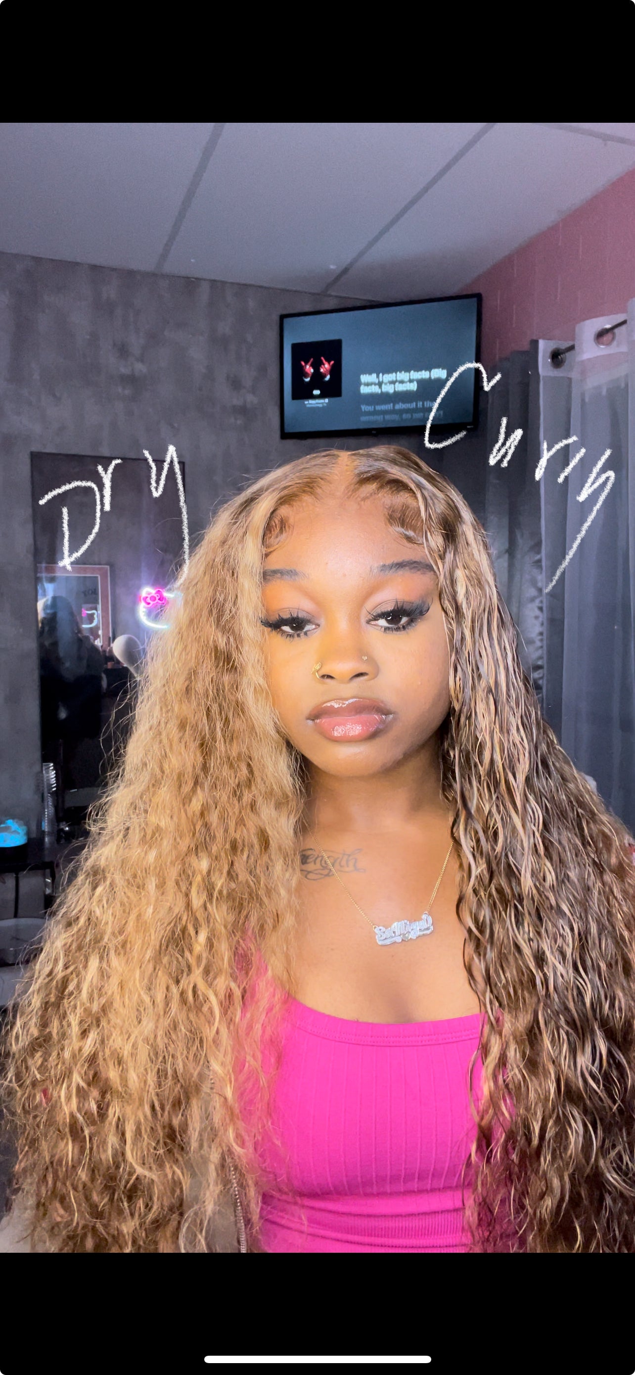 7x5 Glueless HB Highlight Wig