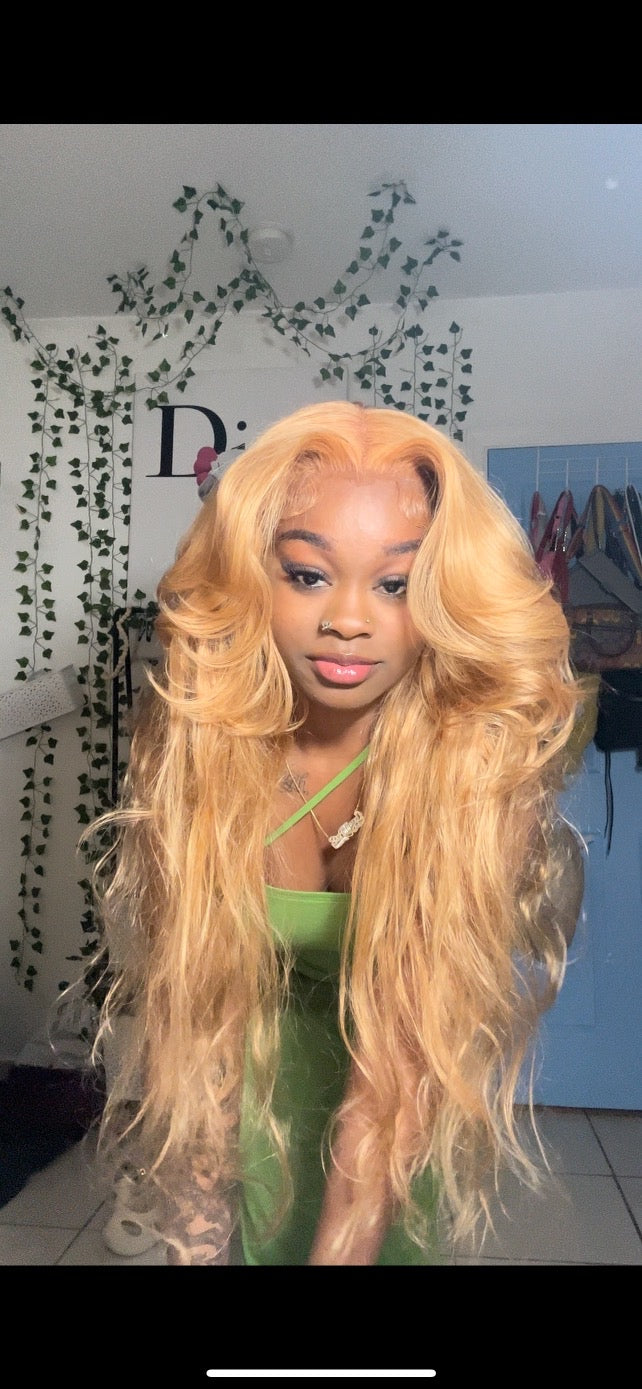 6x5 Honey Blonde BodyWave Wig