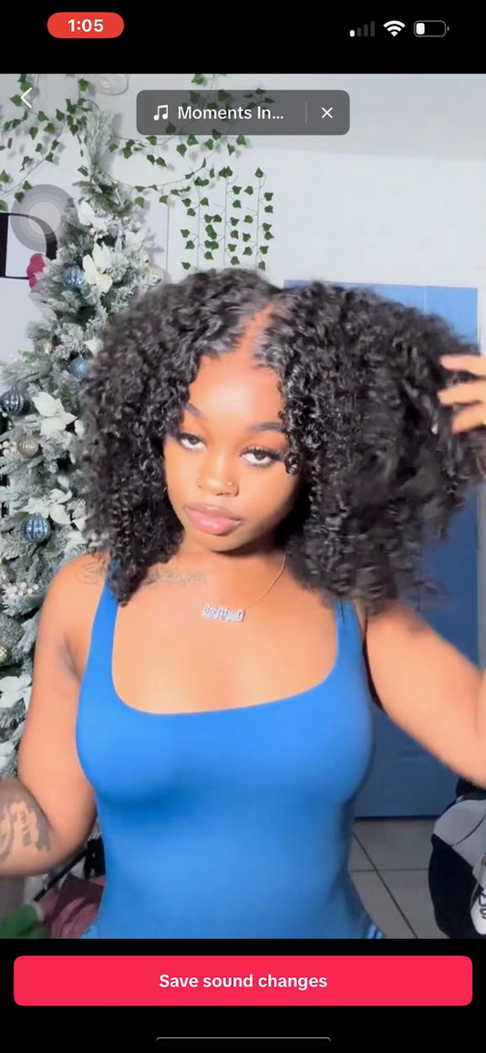 9x6 Glueless Kinky Curly Wig