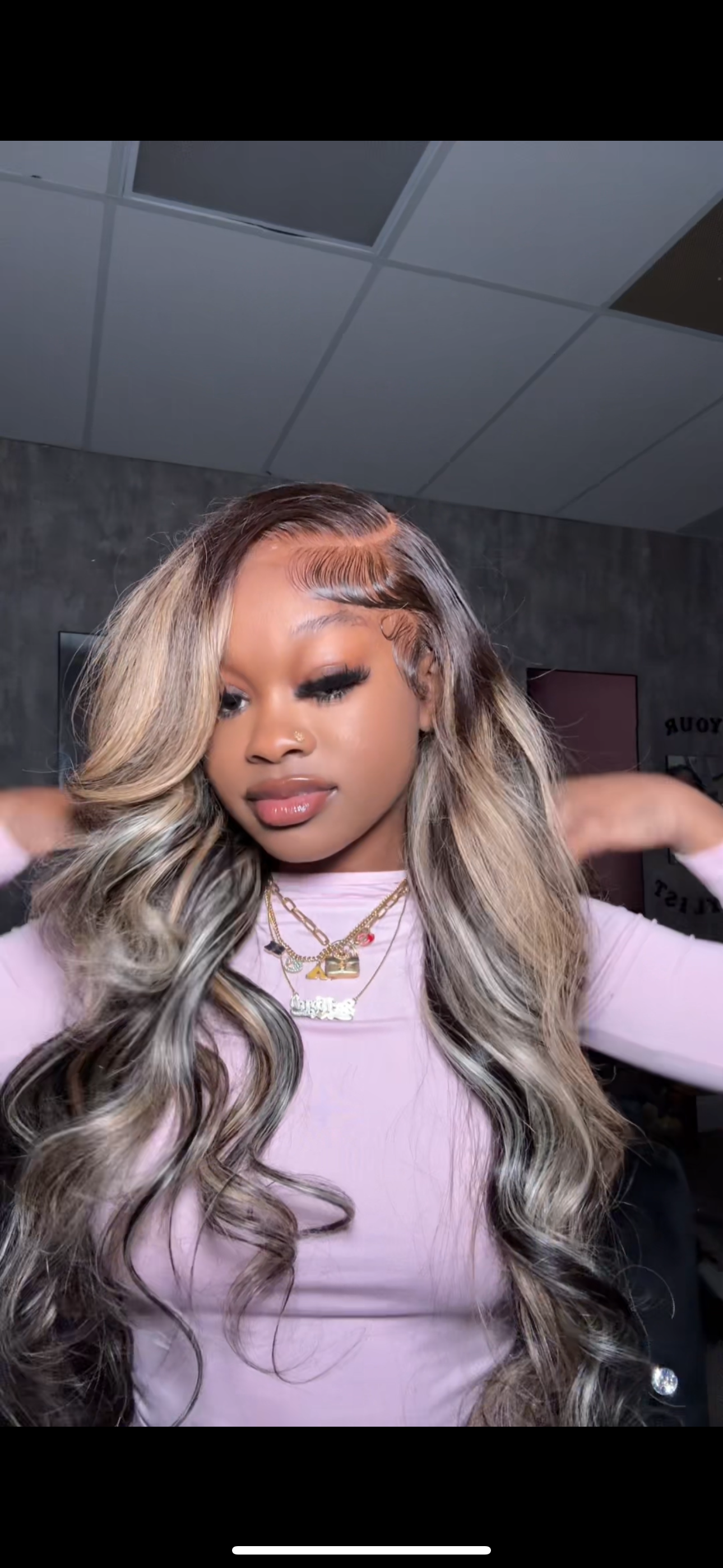 6x5 Highlight Glueless Closure