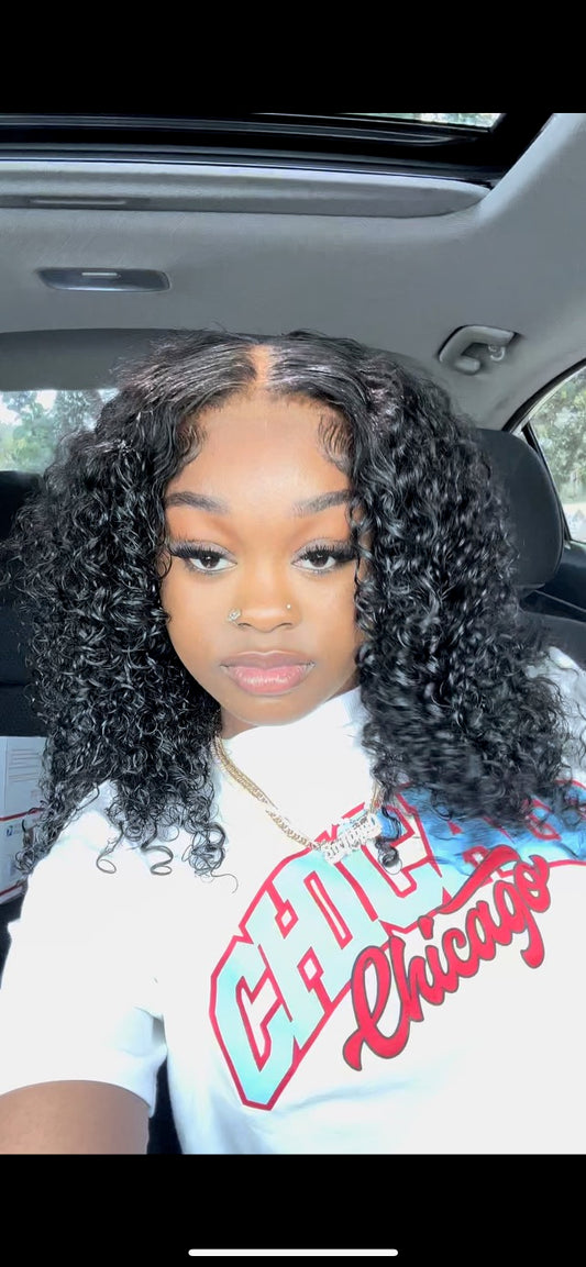 5x7 Kinky Curly Glueless Wig