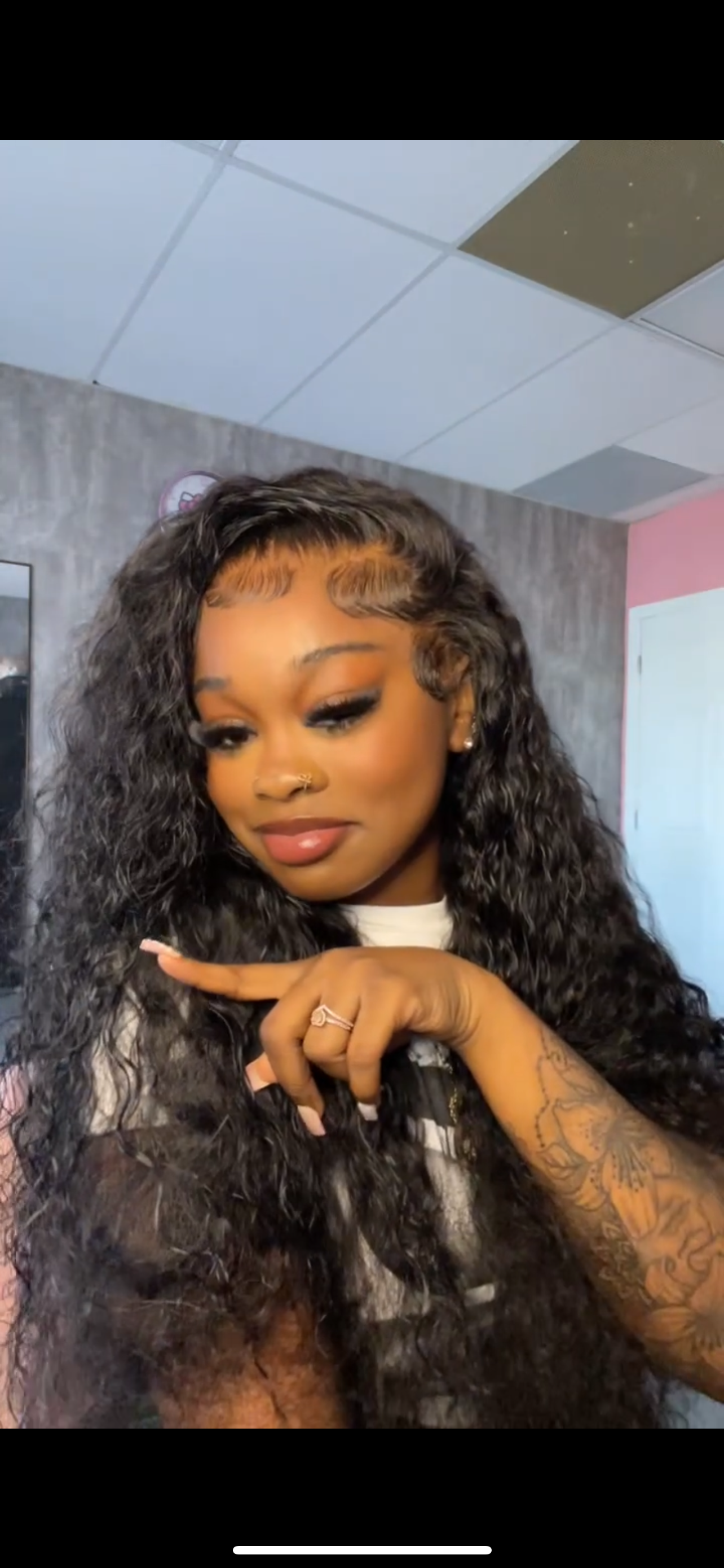 13x4 HD Curly Wig