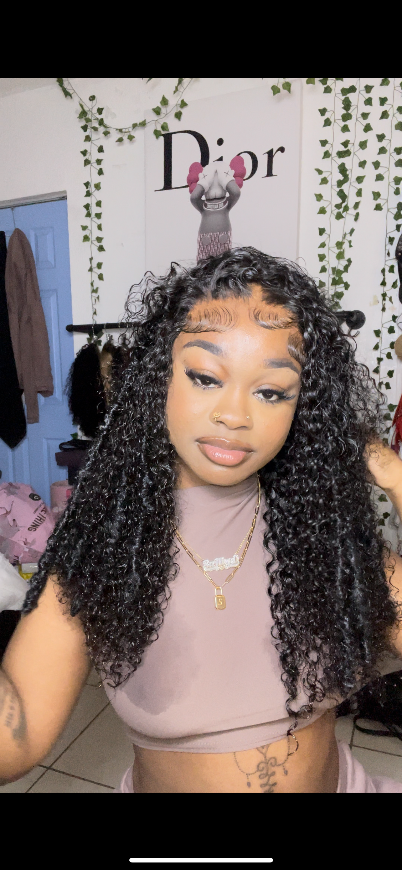 6x4 Kinky Curly Glueless Closure