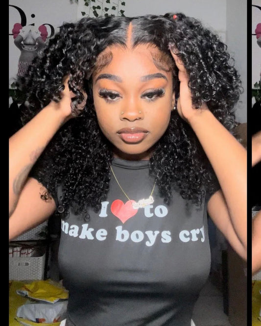 5x5 Kinky Curly Glueless Closure
