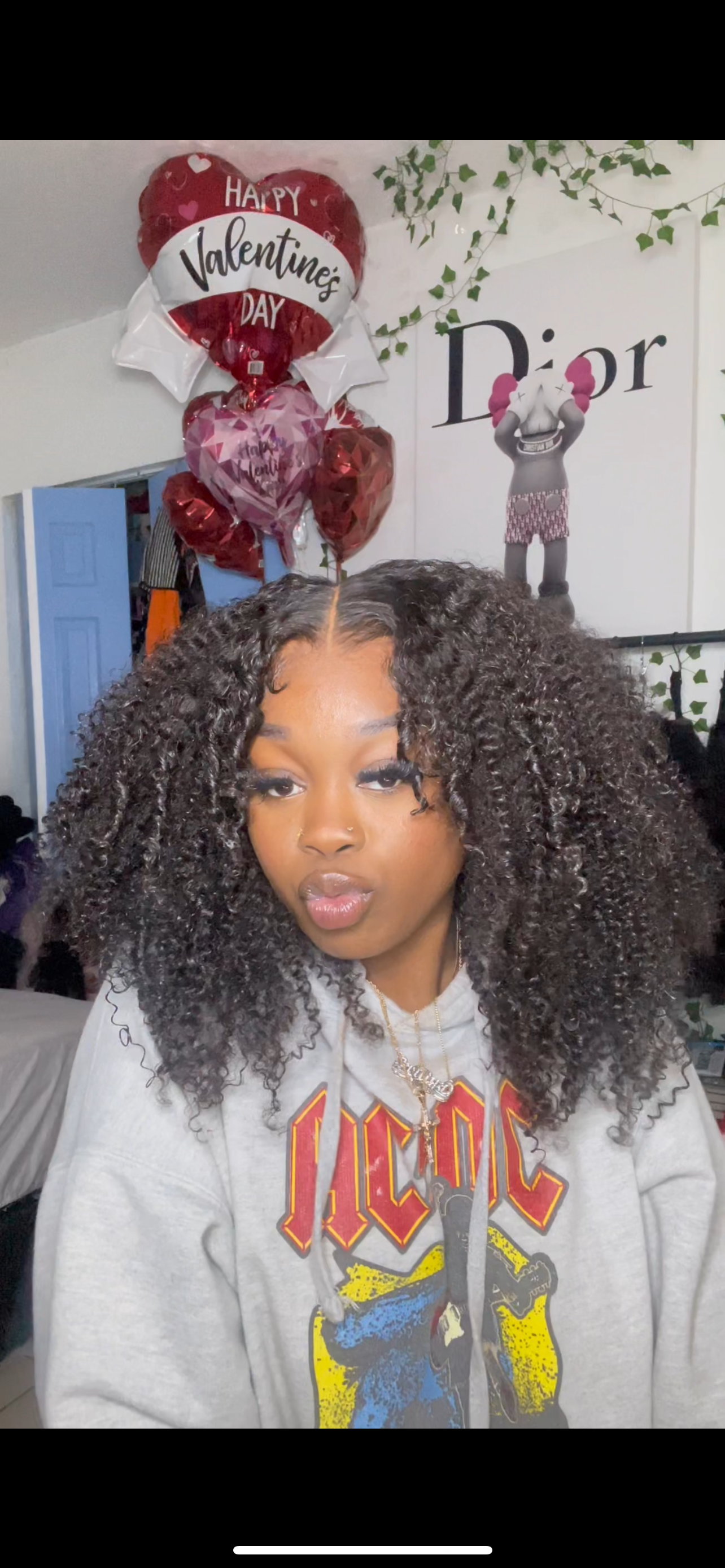 7x5 Glueless Kinky Curly Wig