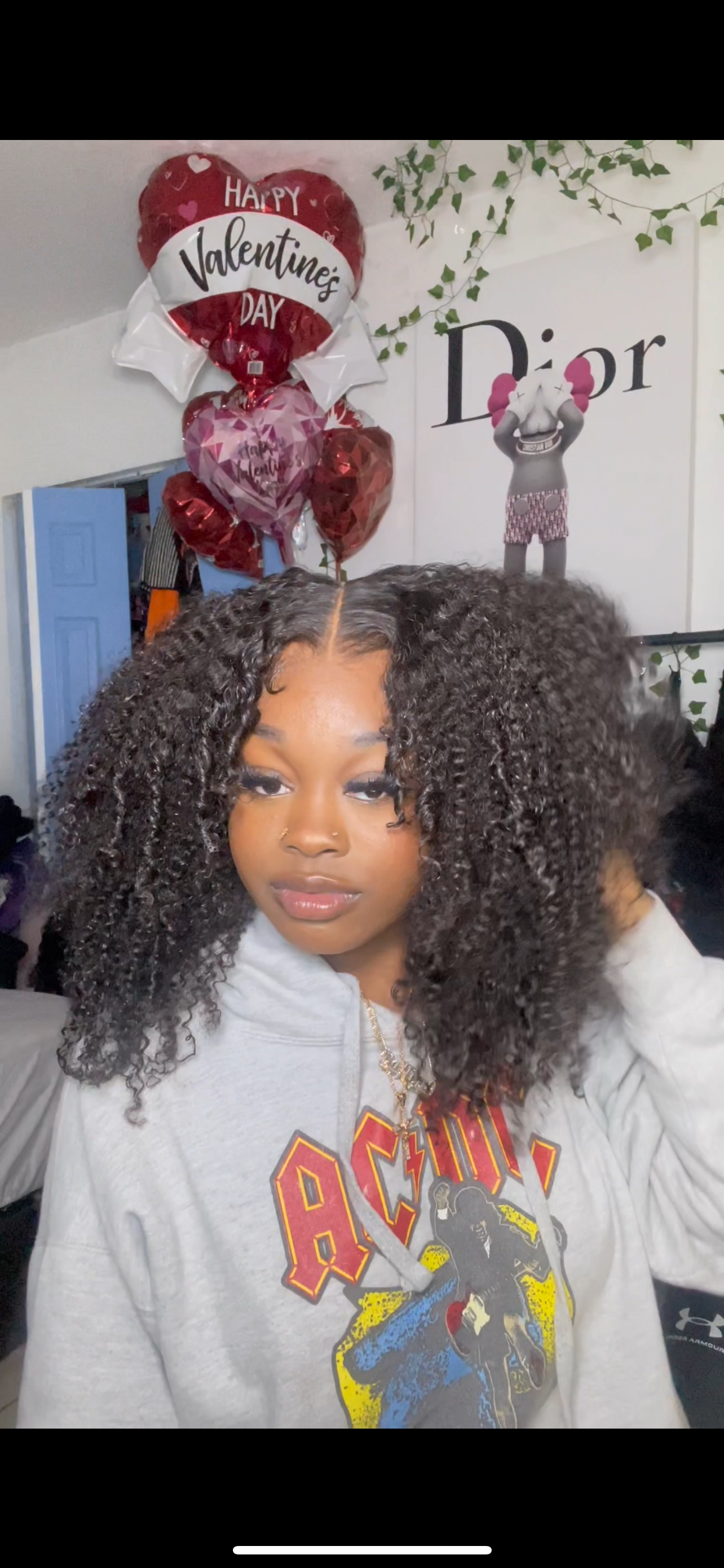 7x5 Glueless Kinky Curly Wig