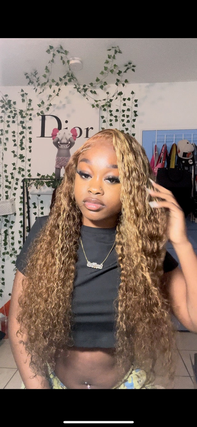 13x4 Highlight DeepWave 26inch Wig