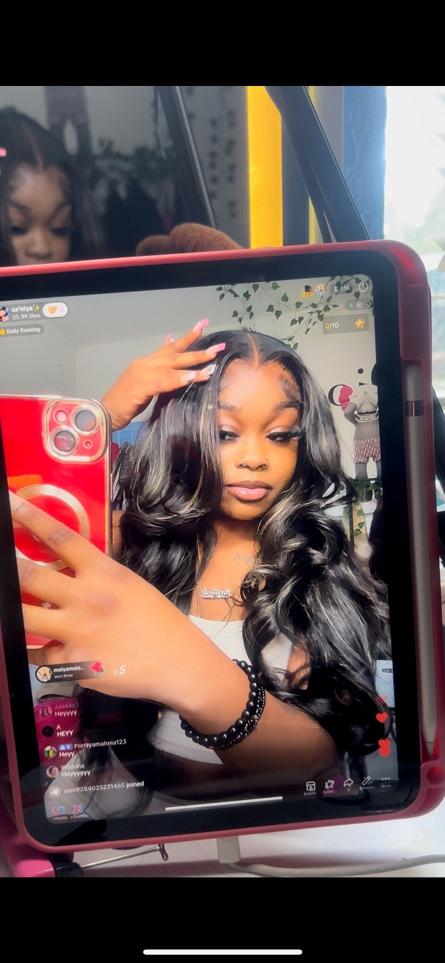 13x4 Transparent 30inch BodyWave Wig