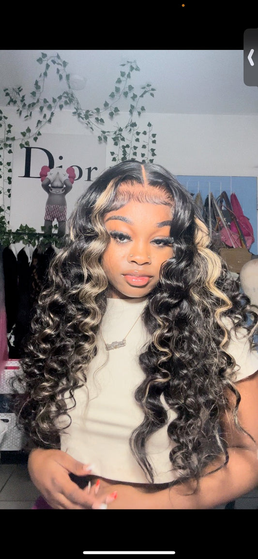 7x5 BodyWave Highlight Glueless Closure