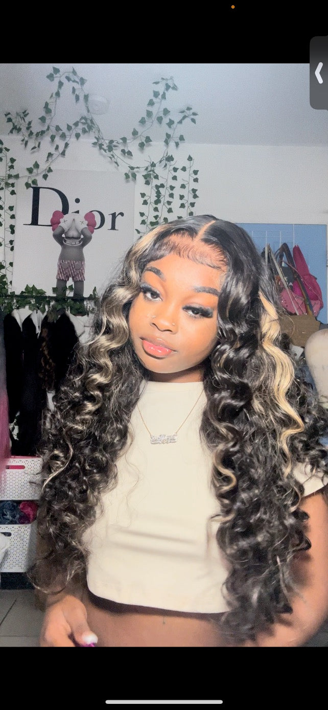 7x5 BodyWave Highlight Glueless Closure