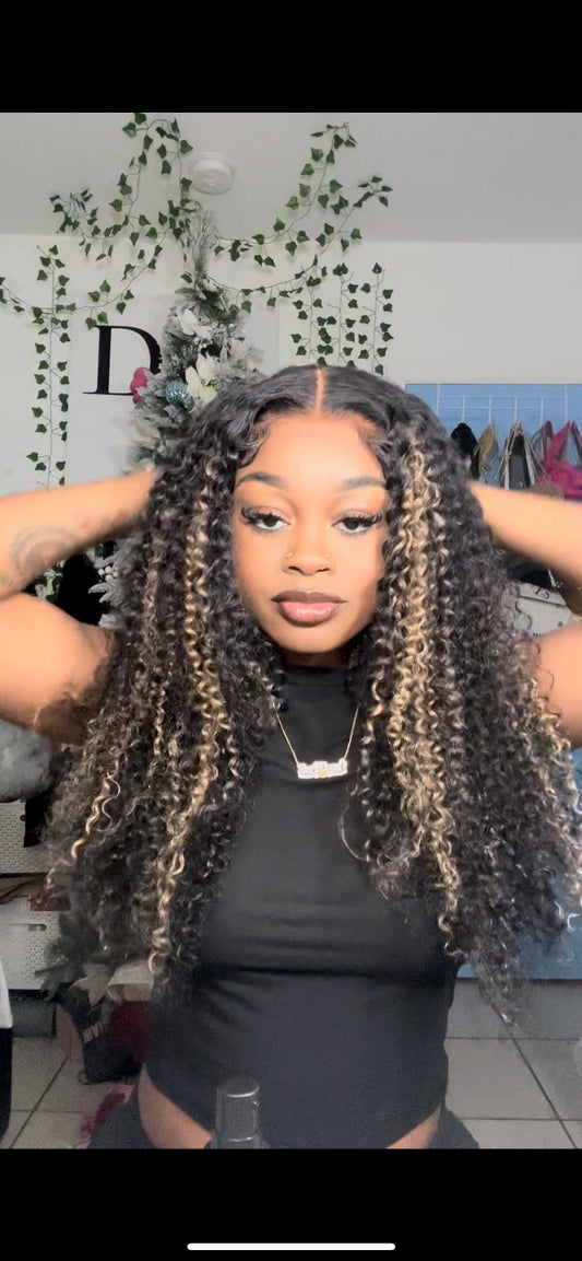 7x5 Kinky Curly Wig 24inch