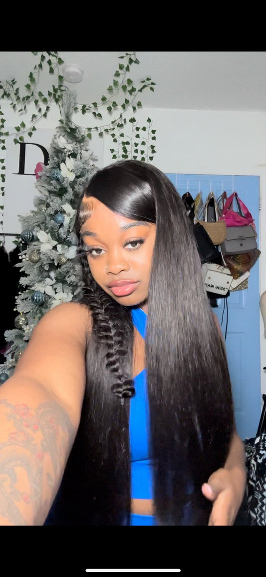 6x5 Closure Straight Wig 26inch