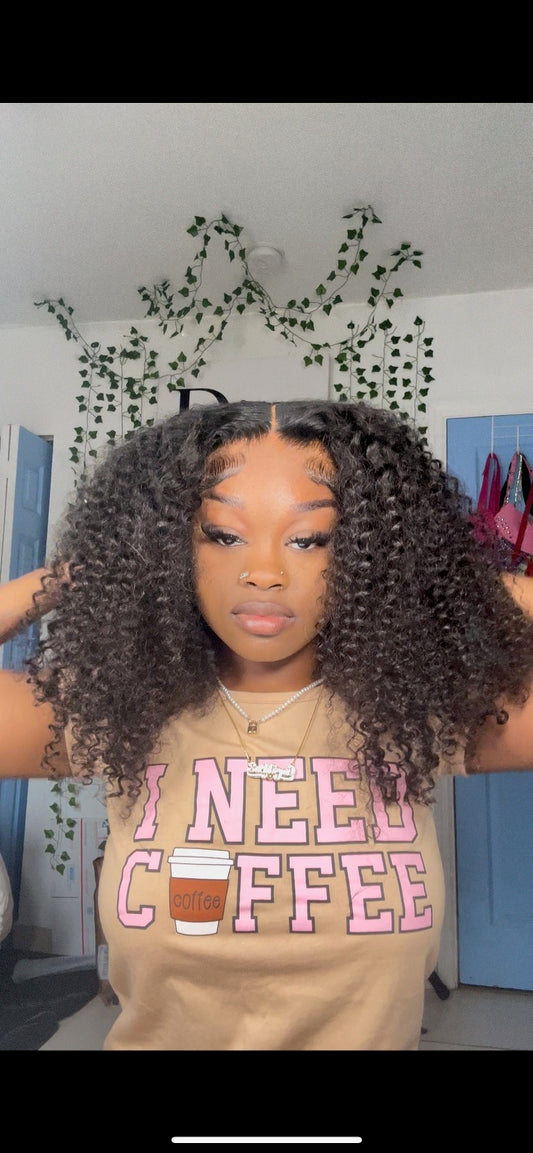 6x4 HD Glueless Kinky Curly Wig