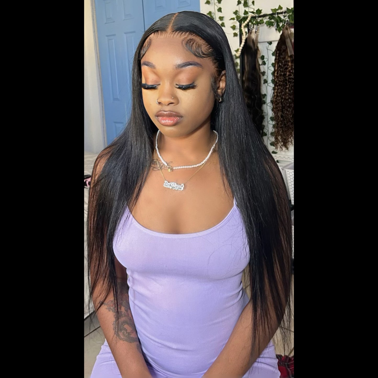 Transparent 13x4 Straight wig