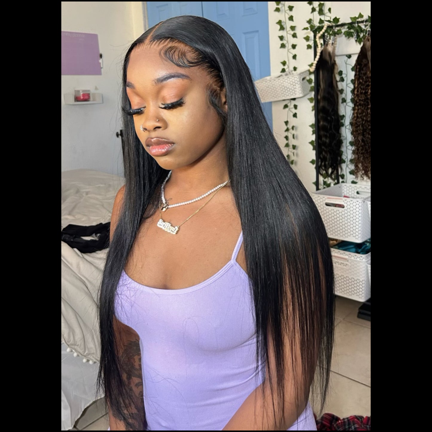 Transparent 13x4 Straight wig