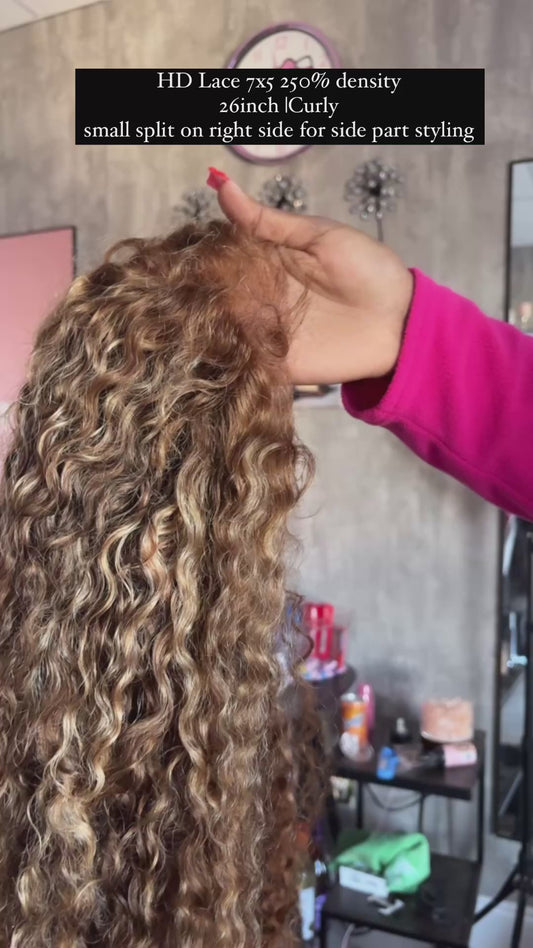 HD 7x5 Curly Wig